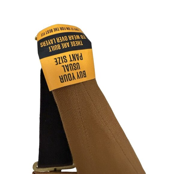 Carhartt Mens Brown Loose Fit Lined ,Duck Bib Overalls Size Large 0R004393-M - Picture 3 of 8